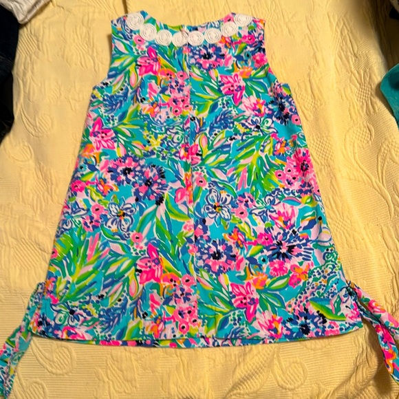 Lilly Pulitzer Little Lilly Classic Kids Multi-Color Shift Dress In Size 2 - Picture 4 of 5